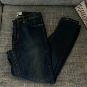 Free People Blue Skinny Jeans Timeless Design